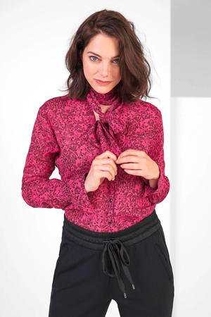 expresso-gebloemde-blouse-roze-zwart-roze-8720019049259