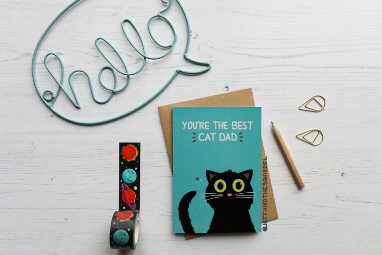 Vaderdag: kaartjes en cadeaus voor cat dads!