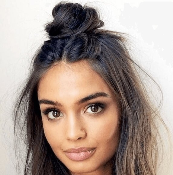 half-top-bun