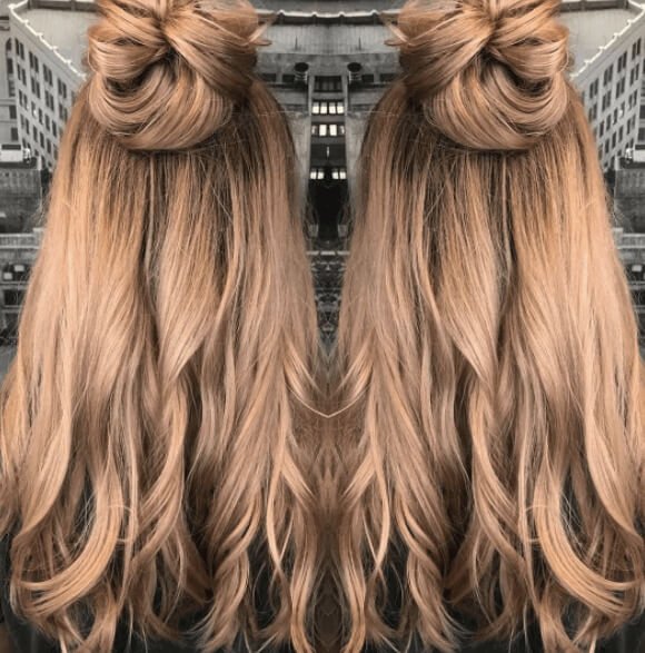 halfbun-kapsels