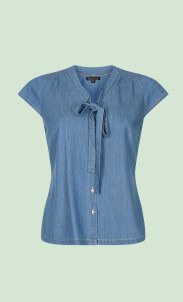 kinglouie-bow-blouse-chambray