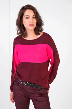 expresso-fijngebreide-trui-bordeaux-roze-rood-8720019053331 expresso-fijngebreide-trui-bordeaux-roze-rood-8720019053331