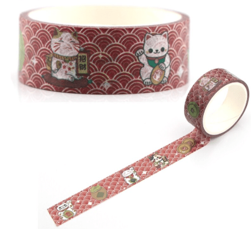 lucky-cat-washi-tape